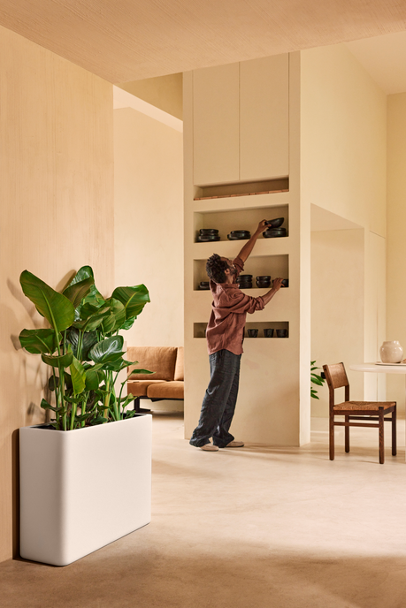 june brick divider 80cm linnen wit